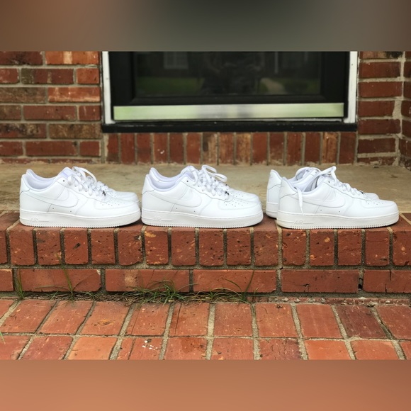 size 3 air force 1 white